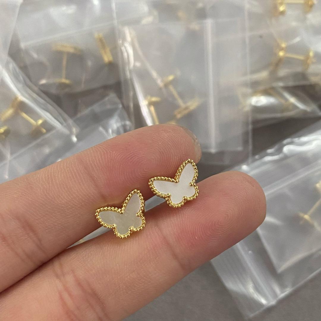 2026 Fashion Trend Exquisite Butterfly Stud Earrings High Ladies Jewelry Party Accessories