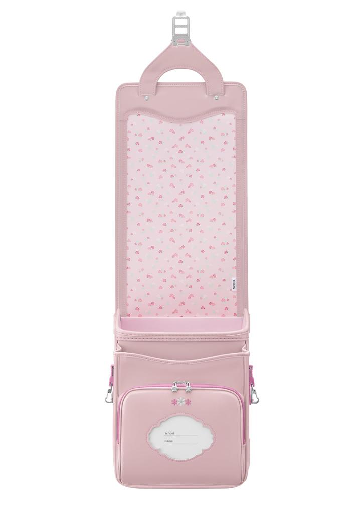 Angel Wings Model Royal Nature Schultasche für Mädchen 2025 Modell Babyrosa A4 flache Mappe [Seiban]