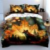 Fuchs Natur Dekor Set Weiche Bequeme Bettbezug Bettwäsche Set Enthalten 1*Bettbezug & 2*Kissenbezüge, Geschenk