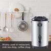 Isolierter Getränkespender aus Edelstahl mit Hahn - 12L/3.17Gal Große Kapazität Heiß- & Kaltgetränkespender für Kaffee, Tee