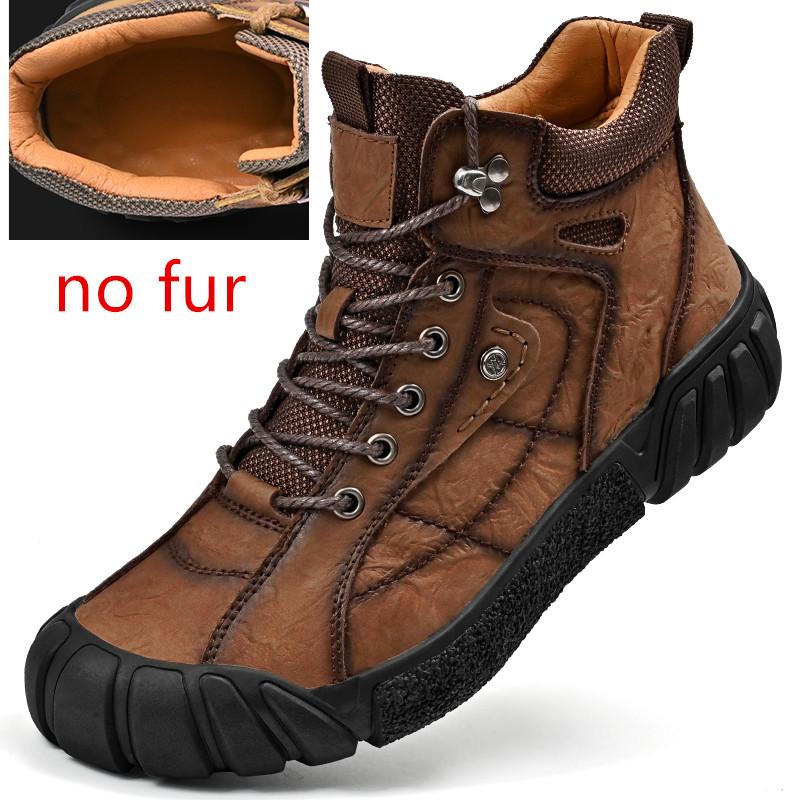 Fashion Man Cotton Shoes Lace Up Ankle Booties for Men Platform Short Barrel Sale Non Slip Trendy Designer Original Deals New Snow Boots