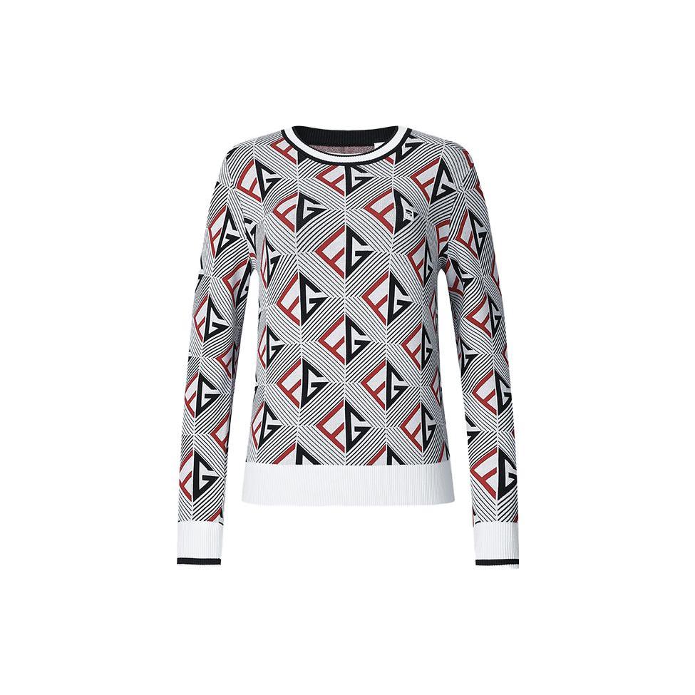 New FILA Golf Series Knitwear Women's Legend Blue A11W415406F-NV