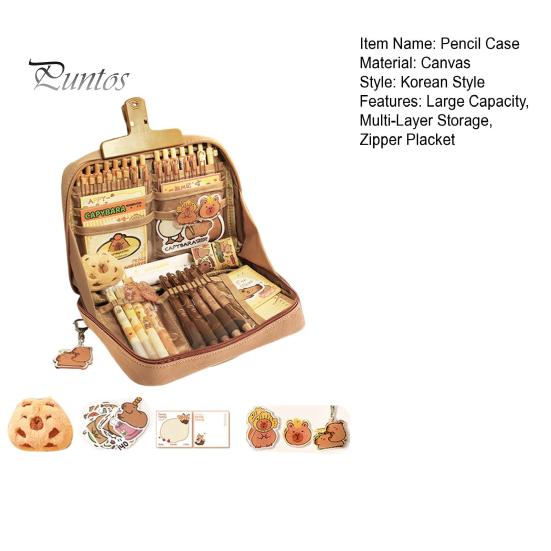 Pouzdro na tužky s více přihrádkami Velký otevírací systém na zip Úložný systém Taška na psací potřeby Školní potřeby