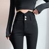Leggings Women's Outer Wear Summer Thin High Waist Tight Elastic Small Black Pants Small Feet Magic Black Pencil Pants Spring and Autumn