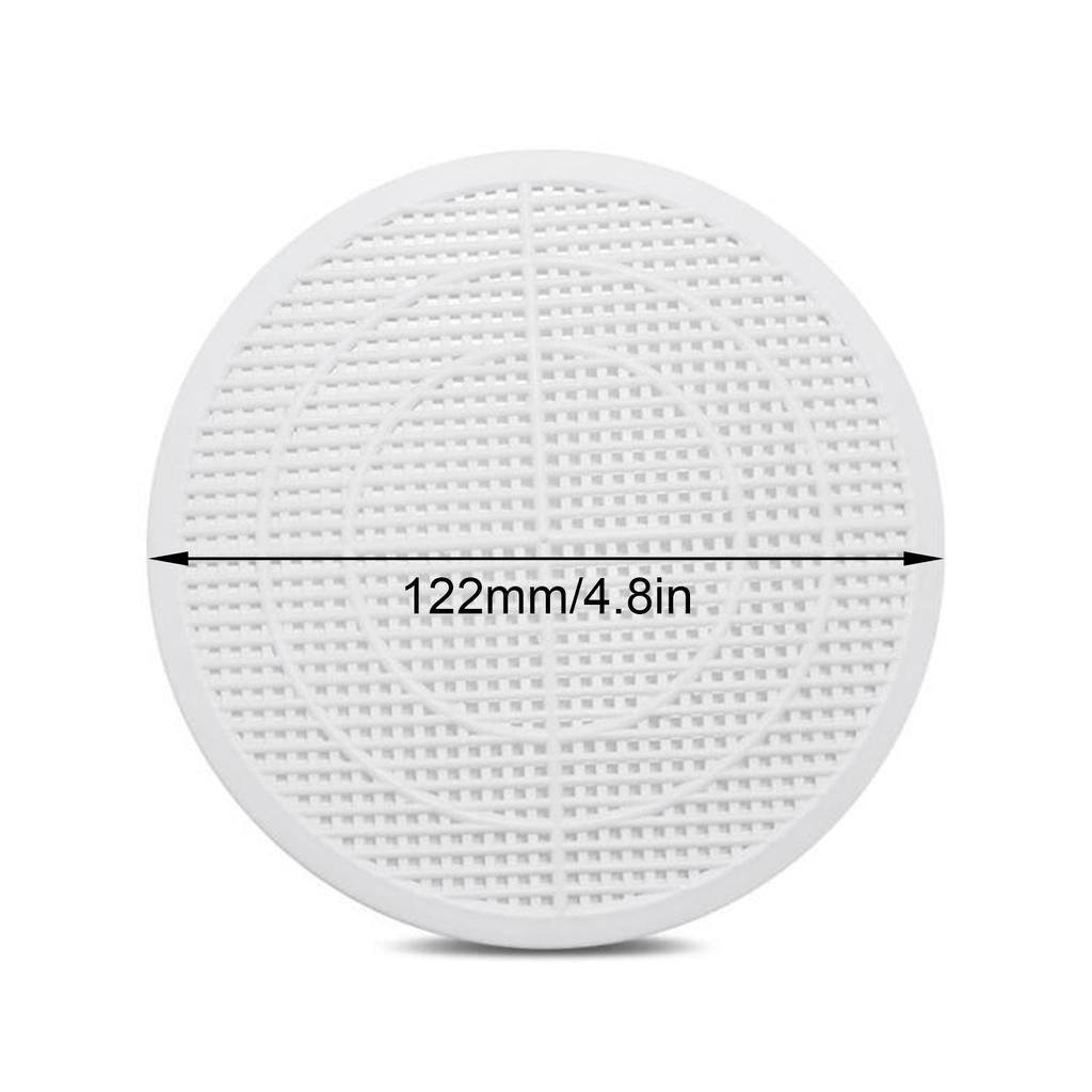 6Pcs MultiPurpose Bathroom Drain Filter Plastic Hair Strainer Universals Shower Drain Cover for Hair Clog Prevention