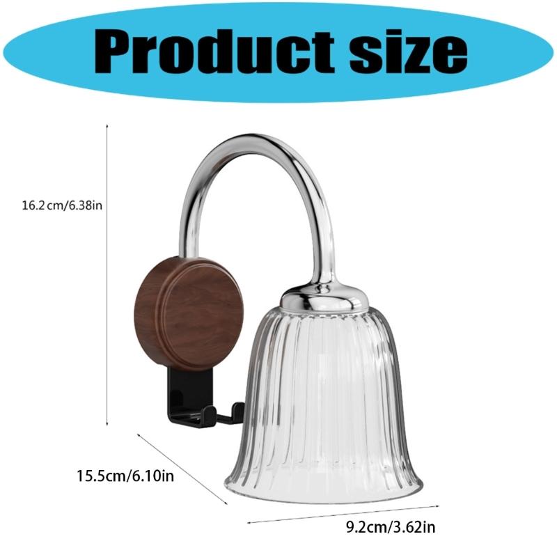 Retro Magnetic Toothbrush Cup Holder Wall Mount with Fast Drying for Clean Bathroom Counter Organization