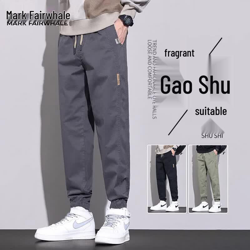MARK FAIRWHALE Men s Premium Cuffed Cargo Casual Pants M