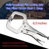 6.5 Inch Locking C Clamps with Swivel Pads Table and Tool Vise Grip Adjustable Welding Clamps DIY Woodworking Welding Cabinetry
