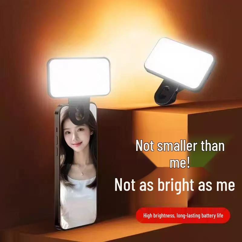 Xiyin Clip-on Portable Phone & Laptop Fill Light for Meetings