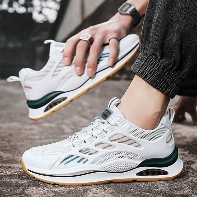 Fashion Fashion Men Sneakers Air Cushion Running Shoes Men Mesh Breathable Casual Shoes Brand Non Slip Men Running Shoes Tenis Masculino