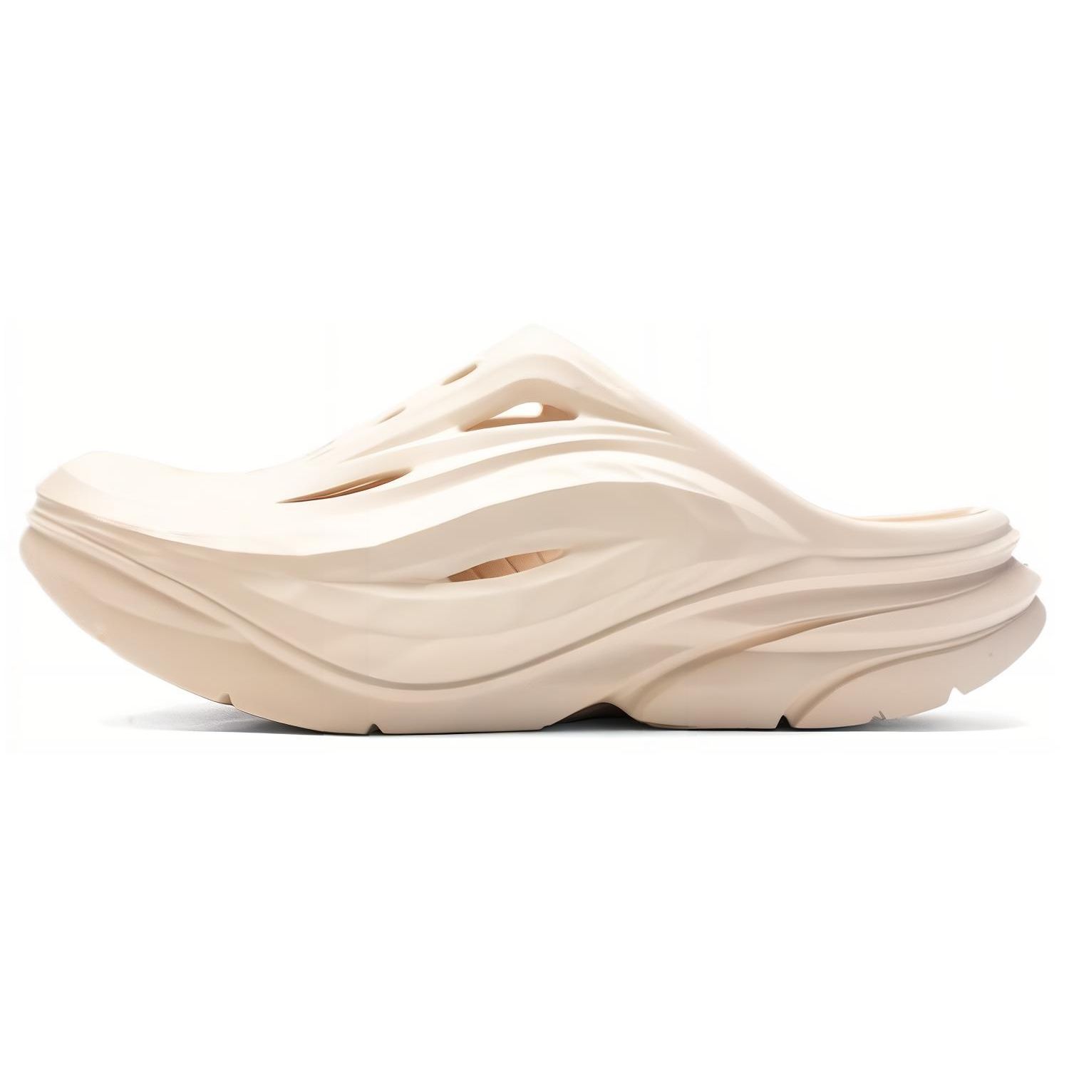 HOKA ONE ONE Модные Удобные Нескользящие Шлепанцы с Открытым Носком Унисекс шлепанцы Ваниль 1147951 425 12300₽