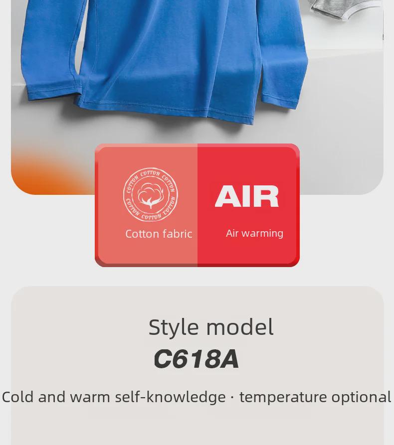 Men's Breathable Cotton Long-Sleeve Undershirt - Comfortable Round Neck, Thin Fit for Fall