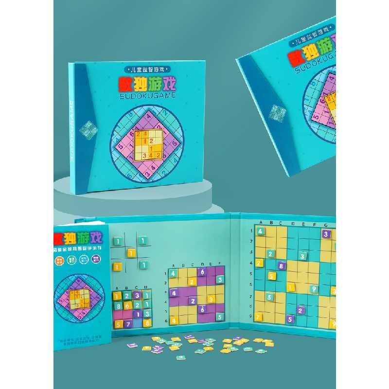 Wooden Magnetic Educational Sudoku Toy Kids Logical Thinking Cognitive Develope