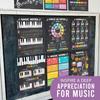 Hadley Designs Music Classroom Decor –9 Music Classroom Posters Elementary, Choir & Solfege Posters, Solfege Hand Signs & Musical truments Bulletin