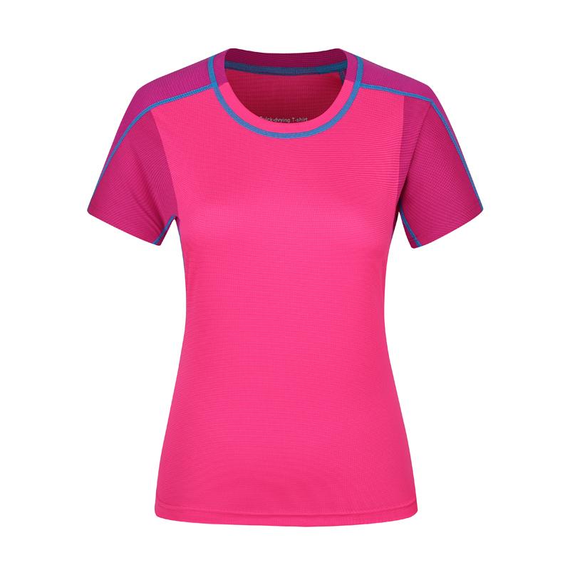 Summer Outdoor Quick Drying T-shirt Women s Short Sleeved Women s Sports Short Sleeved T-shirt Women s Color Blocked Half Sleeved T-shirt 4XL