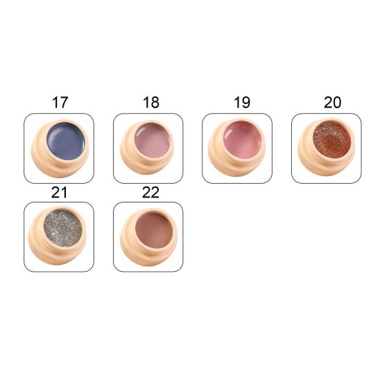 5ml Nail Varnish Multifunctional DIY Exquisite Solid Canned Nail Gel for Women