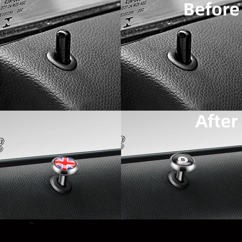 For MINI COOPER S One JCW F55 F56 F60 R50 R55 R56 R57 R60 R61 Car Door Safety Metal Bolt Door Lock Button Pin Trim Accessories