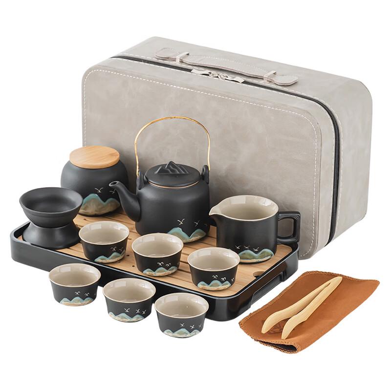 Ceramic Chinese Kung Fu Tea Set Gift Box