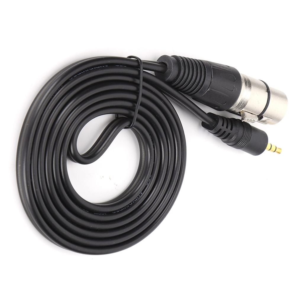 Microphone Cable 3.5mm Male To XLR Female PVC Microphone Cord for Digital Camera and PC