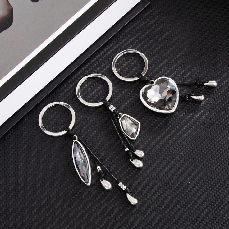 Portable Acrylic Gemstones Keychain With Versatile For Casual Or Formal Outfits