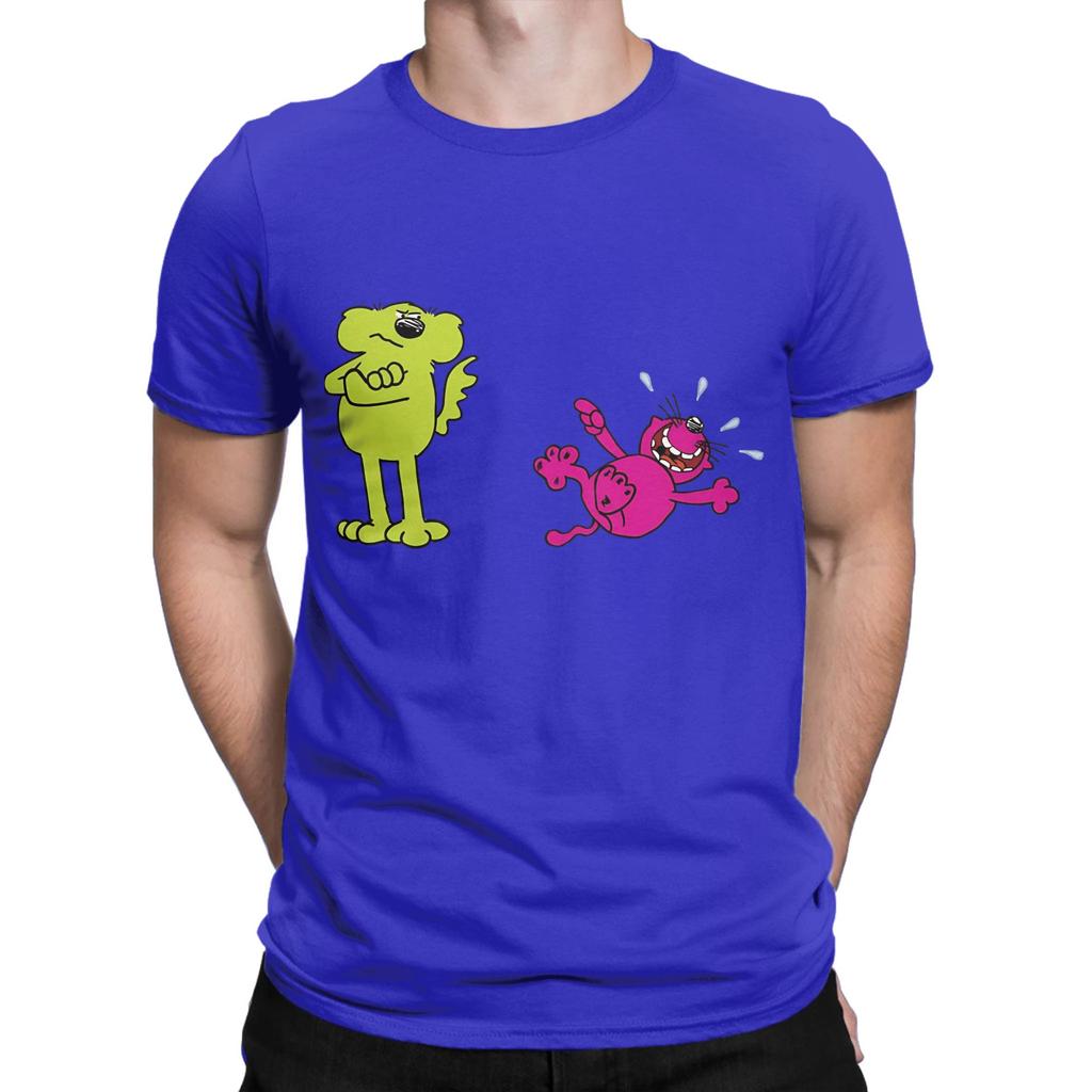 Roobarb and cCustard Dog and from Childrens TV Essential Funny 100 Cotton TShirt Roobarb and cCustard Tees Tops For Unisex