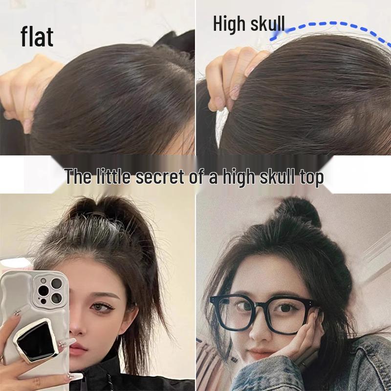 High Crown Hair Root Fluffy Wiglet - Invisible Hair Bun & Comb Accessory