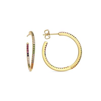 Luxenter Øreringe med skinnende Zirconia 18k Guld Finish - Firmou