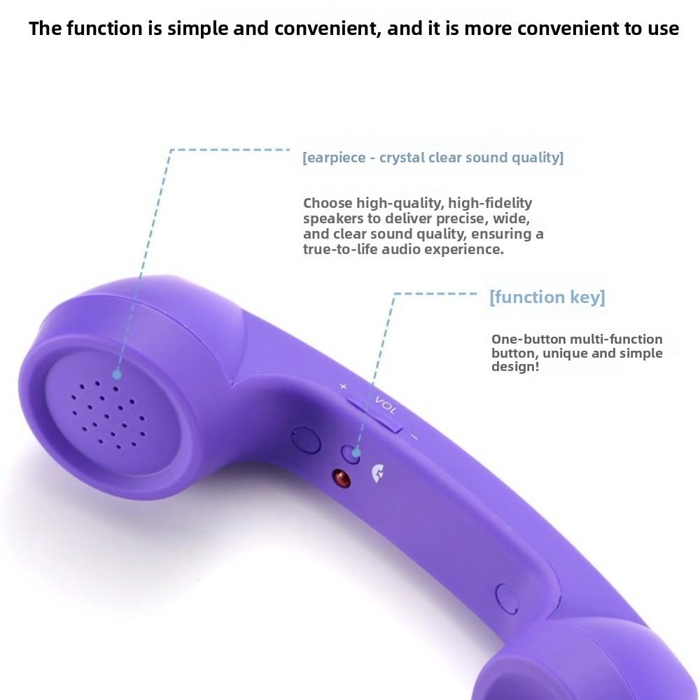 Multifunctional Telephone Wired Handsets Landline Handle Receiver  For Calls External Headset