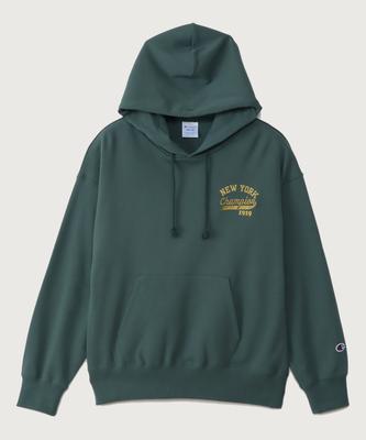 Women'S New York Loose Fit Hoodie Deep Green
