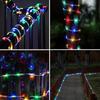 Outdoor Solar Tube Rope Led Light Garden Christmas Decoration Fairy String Light 32m/22M/12M/7M Outdoor Wedding Party Led Lamp