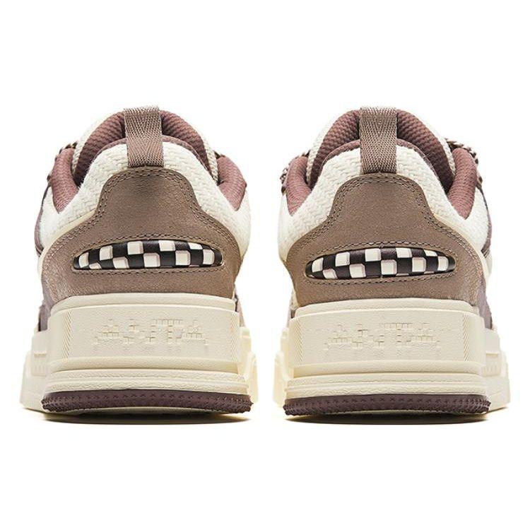 Anta Low Top Comfort Slip Resistant Breathable Sneakers Men Sneakers Dark-Gray Brown 912348001-1