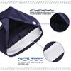 Adjustable Scrub Caps Working Cap Ponytail Holder Bouffant Nursing Hats With Buttons Long Hair Turban Hats Women & Men