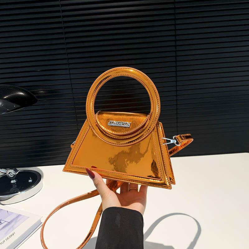 

Корейская треугольная сумка, простой и продвинутый смысл. оранжевый