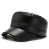 New Autumn and Winter Men and Women's Trendy Ear Protection Flat Top Hat Dad's Cold Resistant and Warm Cotton Hat