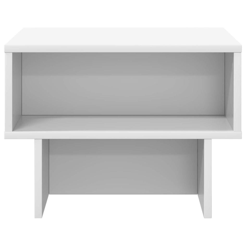 White Coffee Table 48 x 46 x 35 cm Particleboard