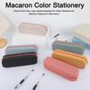 Silicone Pencil Case, Large Capacity Rectangle Pen Holder, Washable Cute Stationery Organizer for Office School