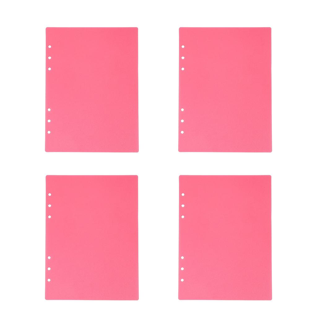 50 STÜCKE A5 6 Löcher Loseblatt Bindekappe Kunststoff Mattes Cover für für Bericht und Präsentation