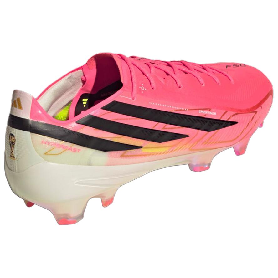 adidas F50 Hyperfast Elite FG Tacchetti Unisex Solar Turbo Rosa Nucleo Solar-Turbo Nero JR5386