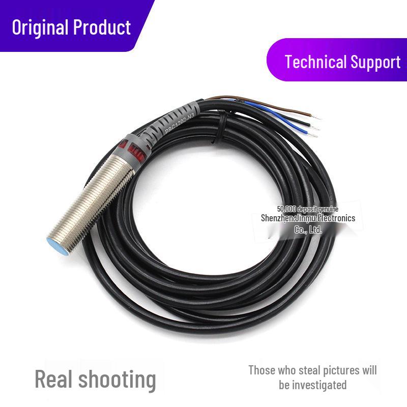 Taiwan RIKO PSC1202-N3 M12 Inductive Proximity Sensor, 4-Wire DC Switch