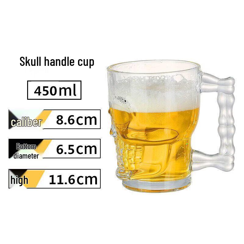 1000ml Pineapple Glass Beer Mug with Handle