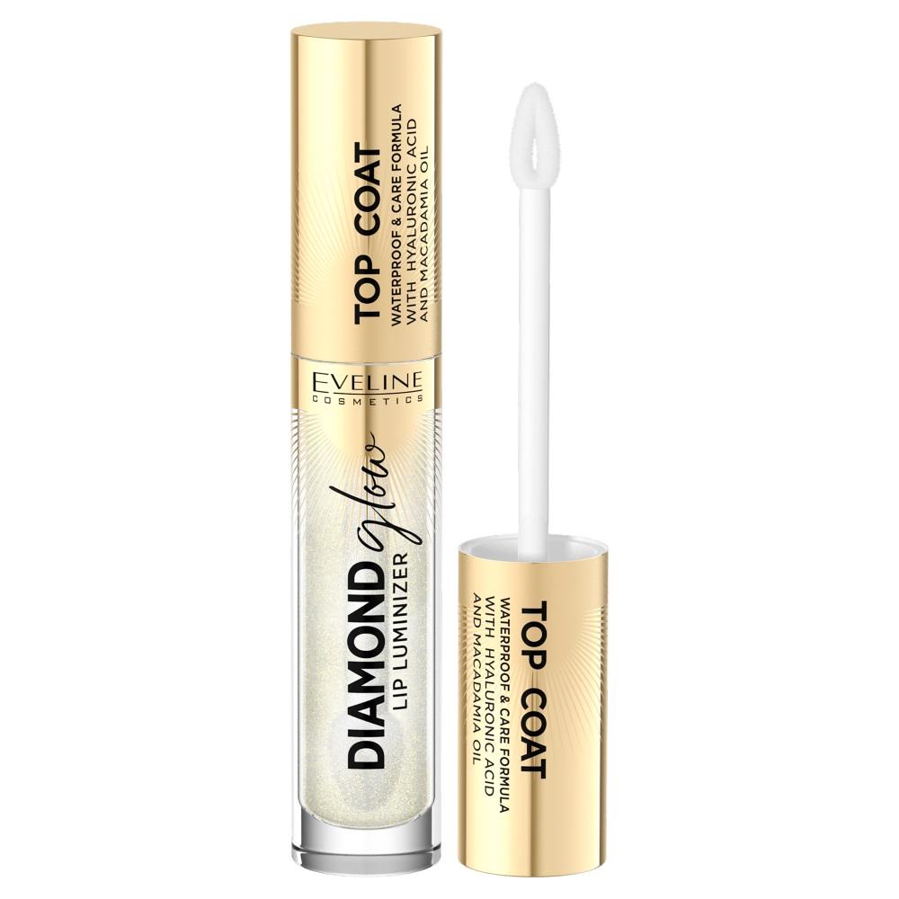 Eveline Cosmetics Lip Gloss with Hyaluronic Acid, Shade 12 Golden Dust, 4.5 Ml