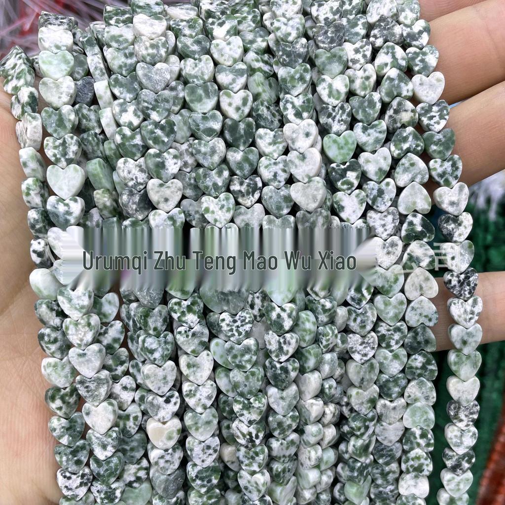 6mm herzförmige Kristallachat-Perlen: Tigerauge, Grüner Aventurin für DIY-Schmuck und Armbänder
