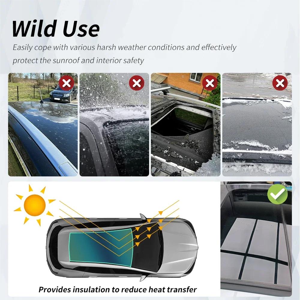 For BMW IX50 IX40 M60 Xdrive I20 2020-2024 Sunroof TPU Protective Film Heat Insulation UV Protection Awning Wrapping Supplies