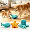 Squeaky Toys for Small Medium Dogs Floating Dog Toy Sea Animal Interactive Water Durable Chew Pool Toy And Dogs Waterproof Fetch Marine Shape Pet