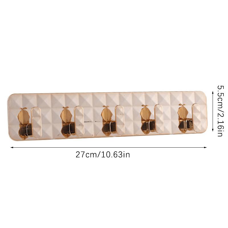 Držák na klíče na zeď Vodotěsný Samolepicí Nástěnný háček pro zavěšení klíčů Oblečení Věšák na kabáty Držák na ručníky Koupelnové doplňky