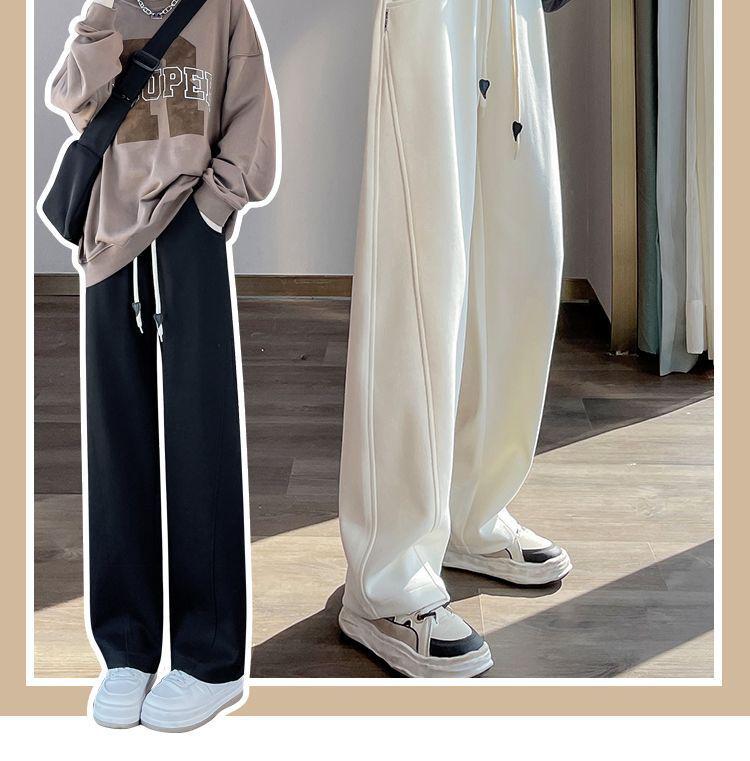 High Waist Narrow Leg Women's Banana Pants - Versatile Draping Sweatpants for Spring & Autumn Seasons