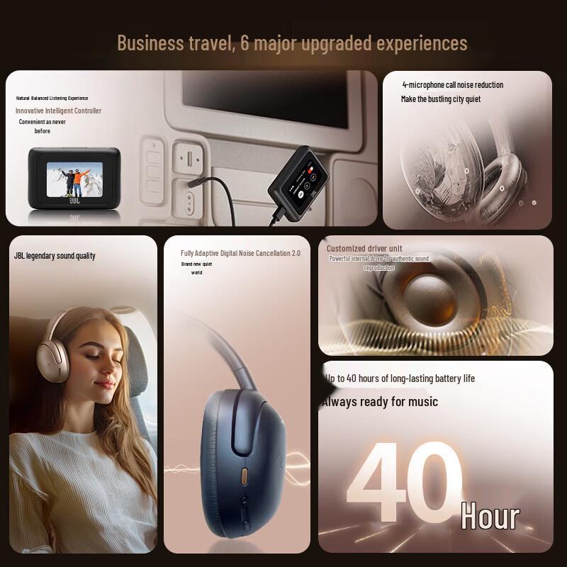 JBL TOUR ONE M3 Wireless Noise-Cancelling Headphones