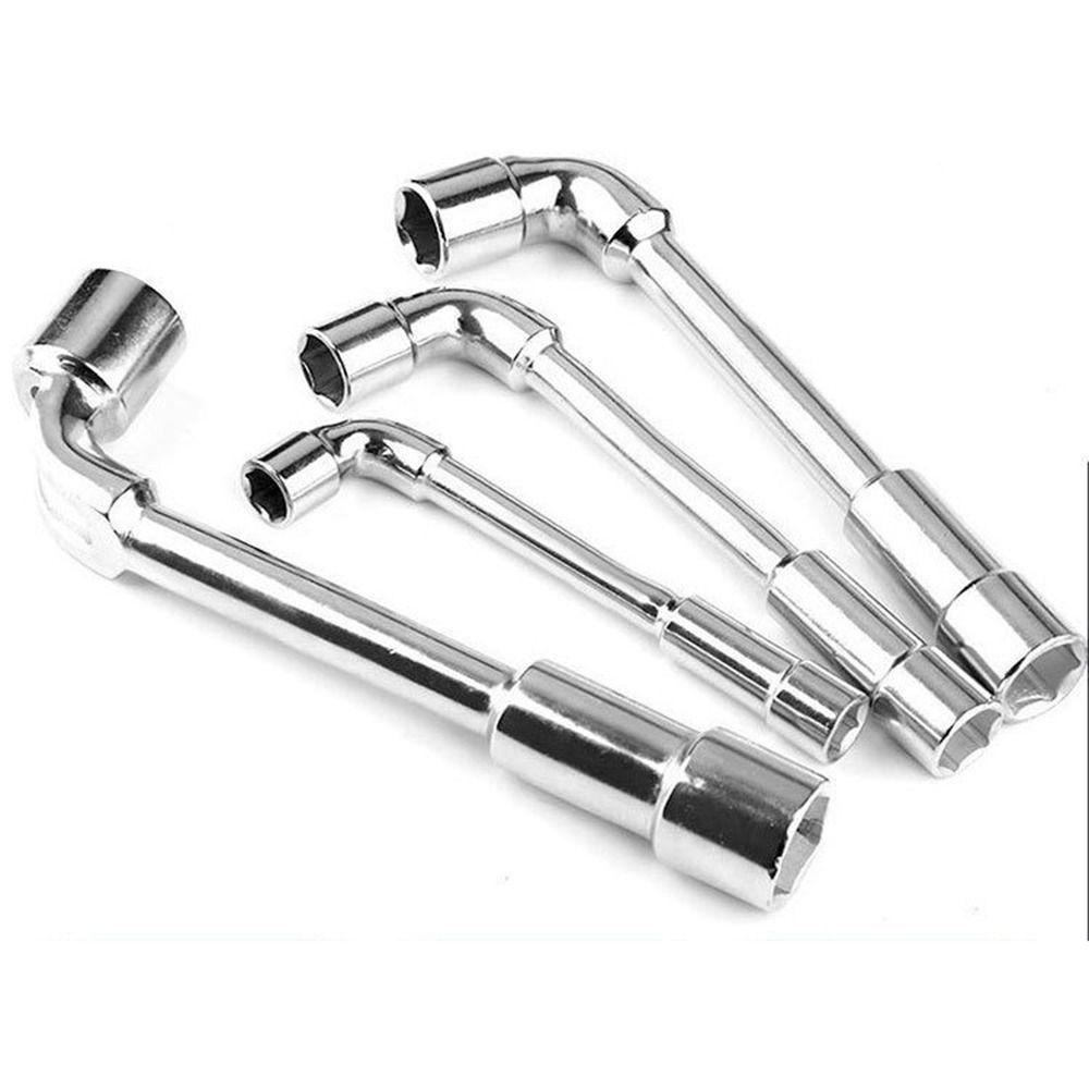 Chrome-vanadium Steel L-shaped Socket Wrench 6-19mm Hex Adapter Spanner Professional Hex Socket