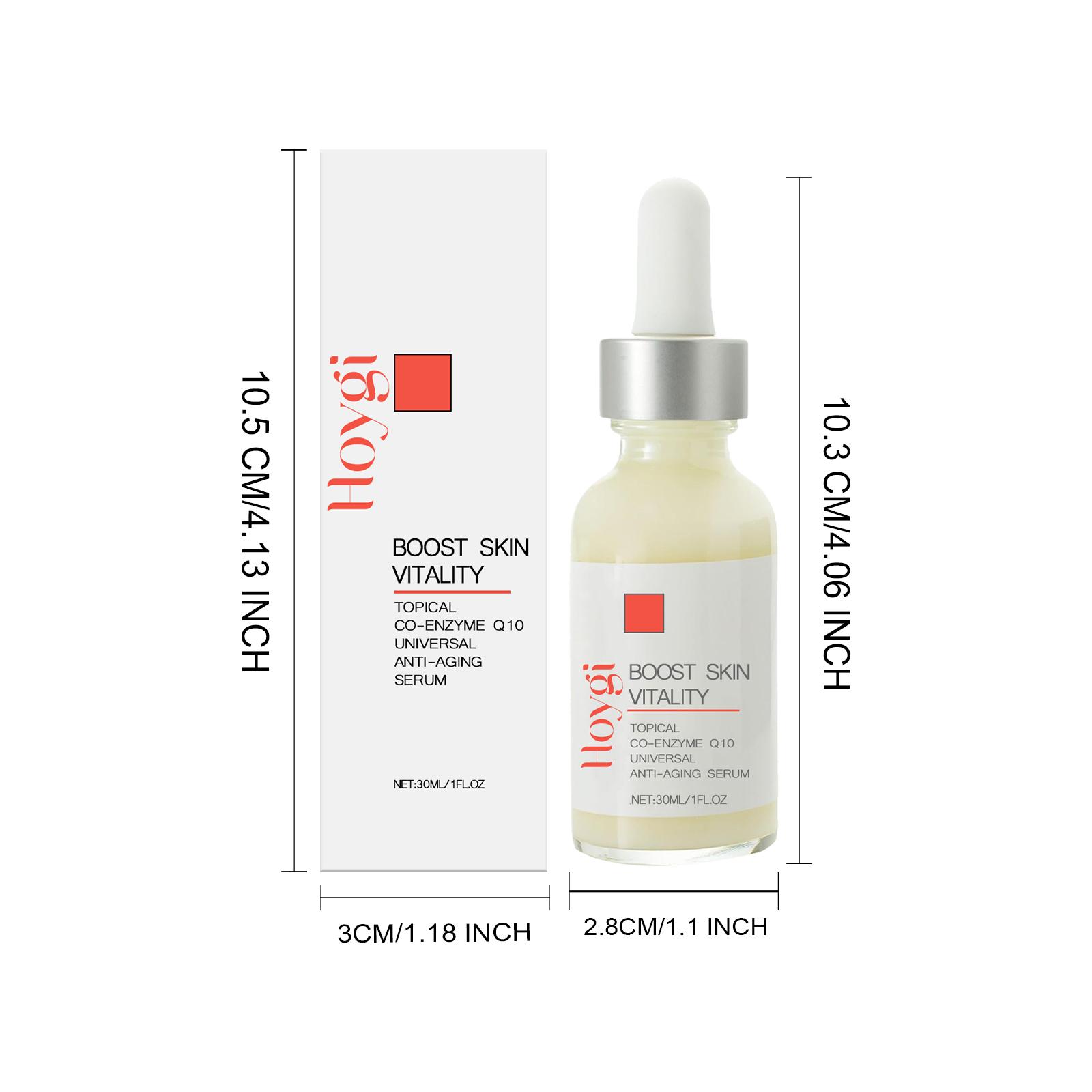 

Face & Neck Firming Serum Deep Nourish Fade Fine Lines Lifting Tighten Skin Topical Co-Enzyme Q10 Universal Anti-Aging Serum 30ml