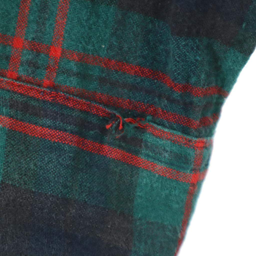 Ralph Lauren Check Pattern Long Sleeve Long Button Down Shirt XL Women Used